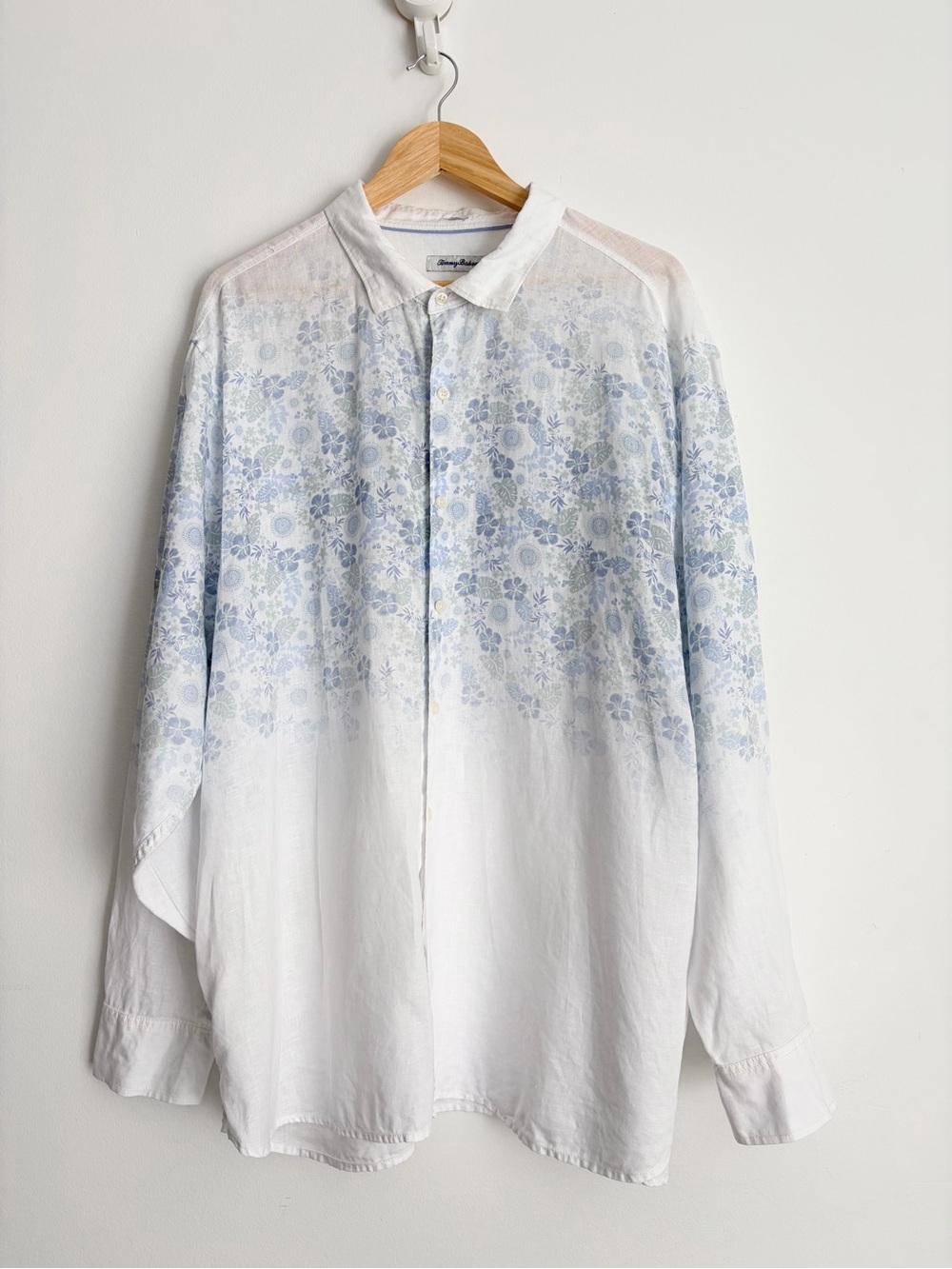 Tommy Bahama Linen Botanical Button Down Coastal Resortcore XXL